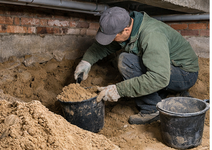 Mag je je kruipruimte uitgraven?